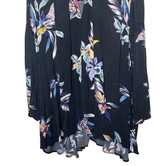 Free People Tree Swing Tropical Electric Orchid Mini Dress - Picture 7 of 15